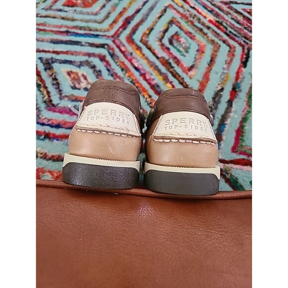 SPERRY Top Sider Men\'s  Lanyard 2 Eye Leather Boat Shoes BROWN Size 10 main image 10